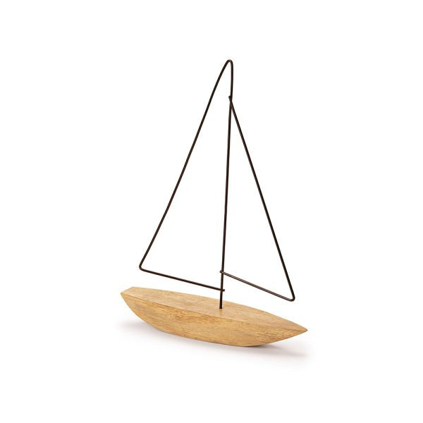 Escultura Barco Em Polirresina