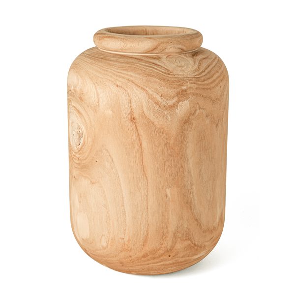Vaso Em Madeira