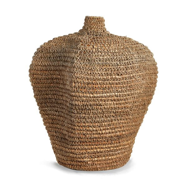 Vaso Em Fibra Natural