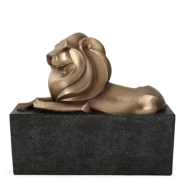 Escultura Leao Em Polirresina