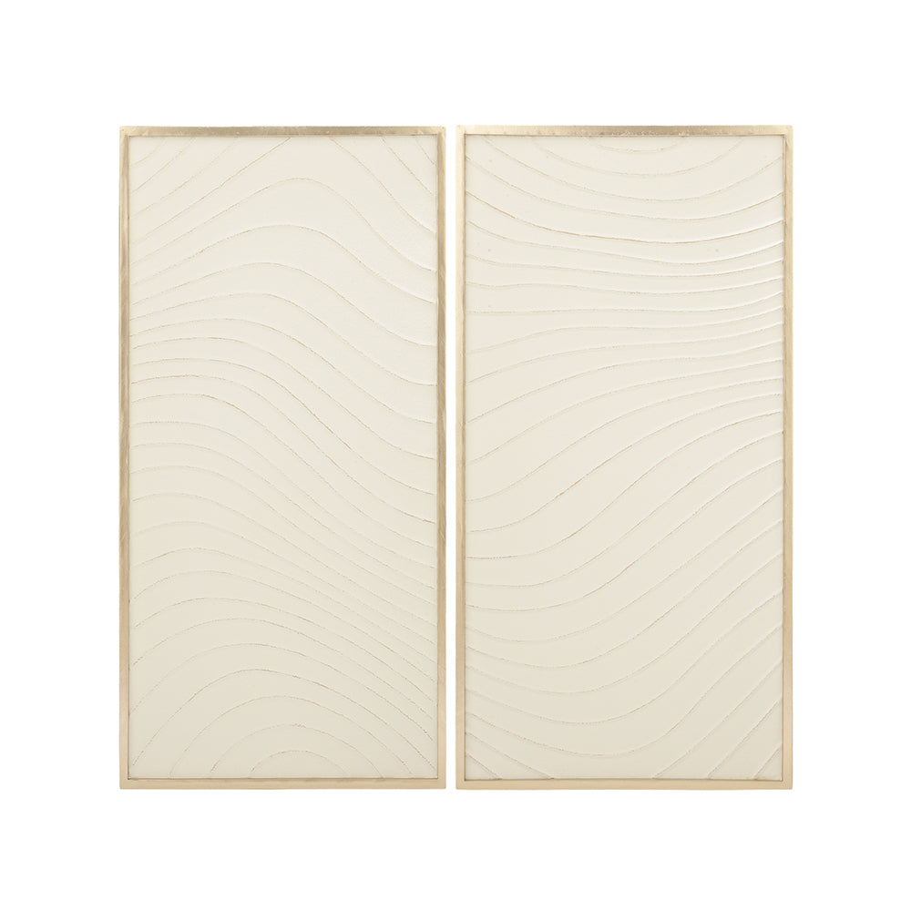 Kit Quadros Em Metal - 2 Pcs