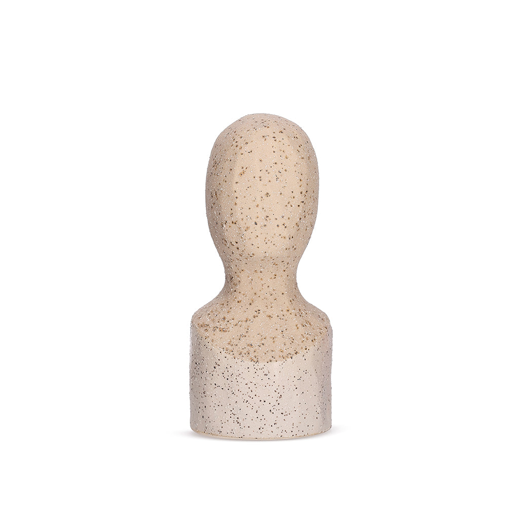 Escultura Face Em Ceramica