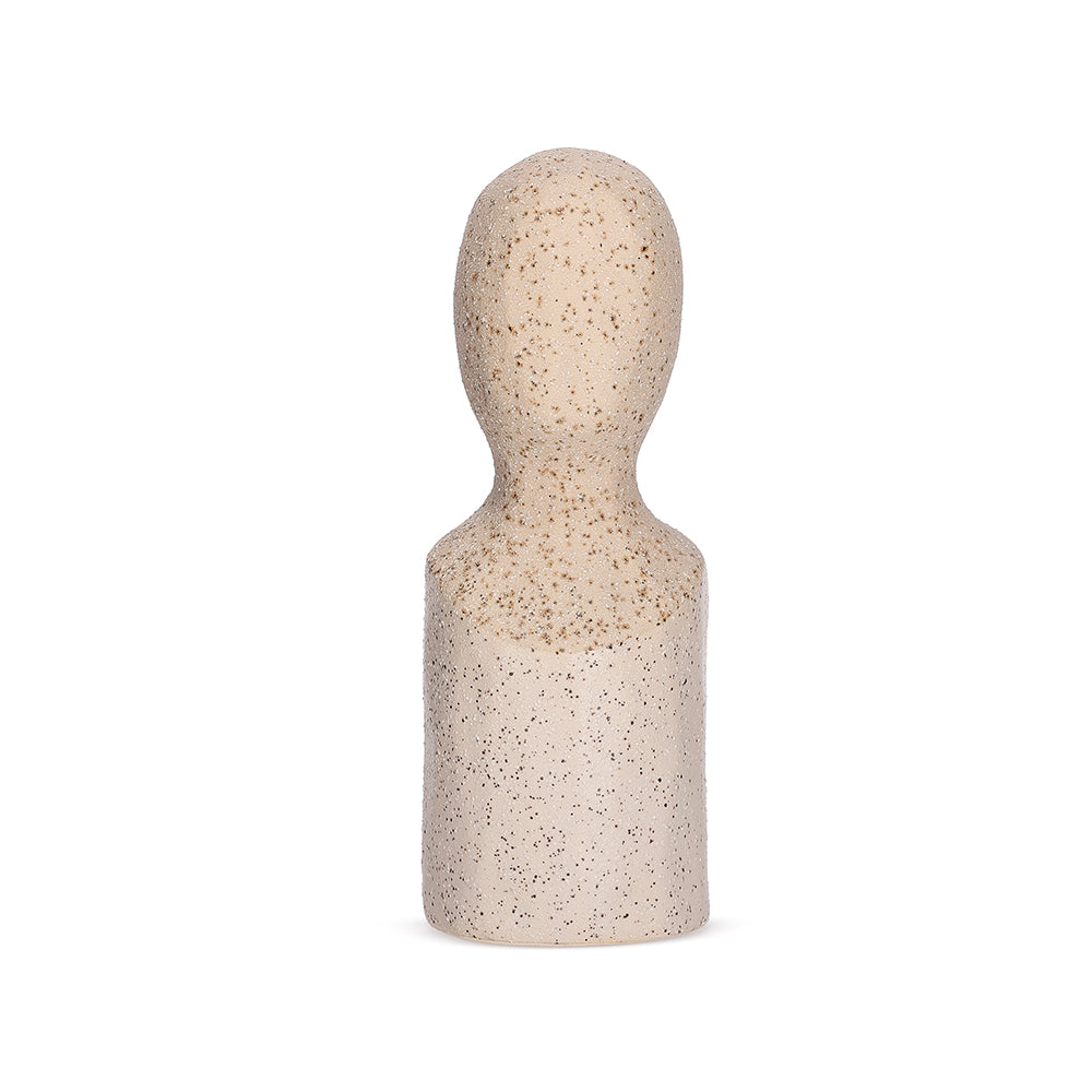 Escultura Face Em Ceramica